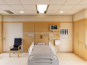 Intensive care room 3D 模型