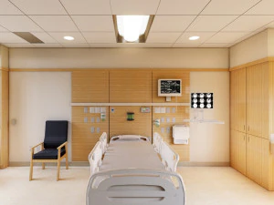 Intensive care room 3D Model