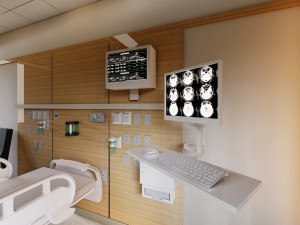 Intensive care room 3D 模型