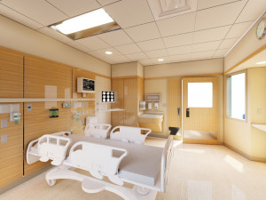Intensive care room 3D 模型