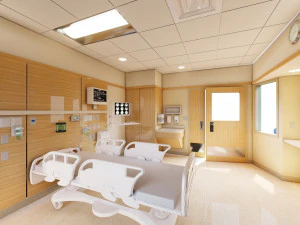 Intensive care room 3D Model