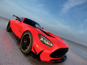 Mercedes AMG GT Black Series 2022 3D Model