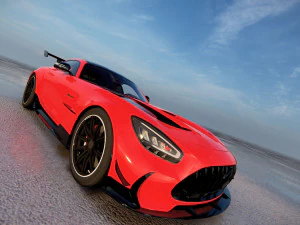 Mercedes AMG GT Black Series 2022 3D Model