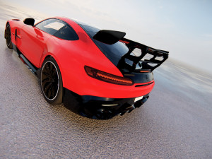 Mercedes AMG GT Black Series 2022 3D Model