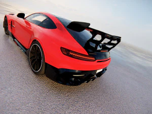 Mercedes AMG GT Black Series 2022 3D Model