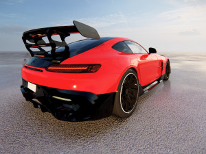 Mercedes AMG GT Black Series 2022 3D Model