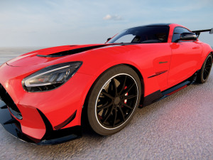 Mercedes AMG GT Black Series 2022 3D Model