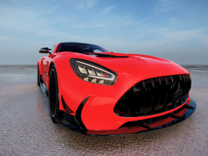 Mercedes AMG GT Black Series 2022 3D Model