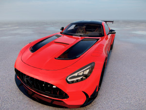 Mercedes AMG GT Black Series 2022 3D Model