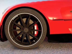 Mercedes AMG GT Black Series 2022 3D Model