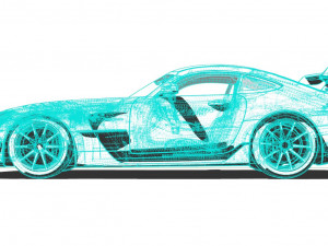 Mercedes AMG GT Black Series 2022 3D Model