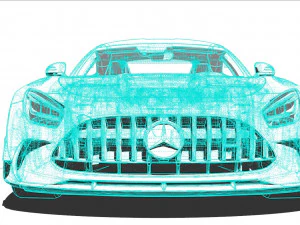 Mercedes AMG GT Black Series 2022 3D Model