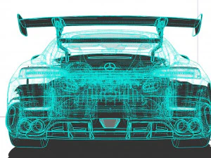 Mercedes AMG GT Black Series 2022 3D Model