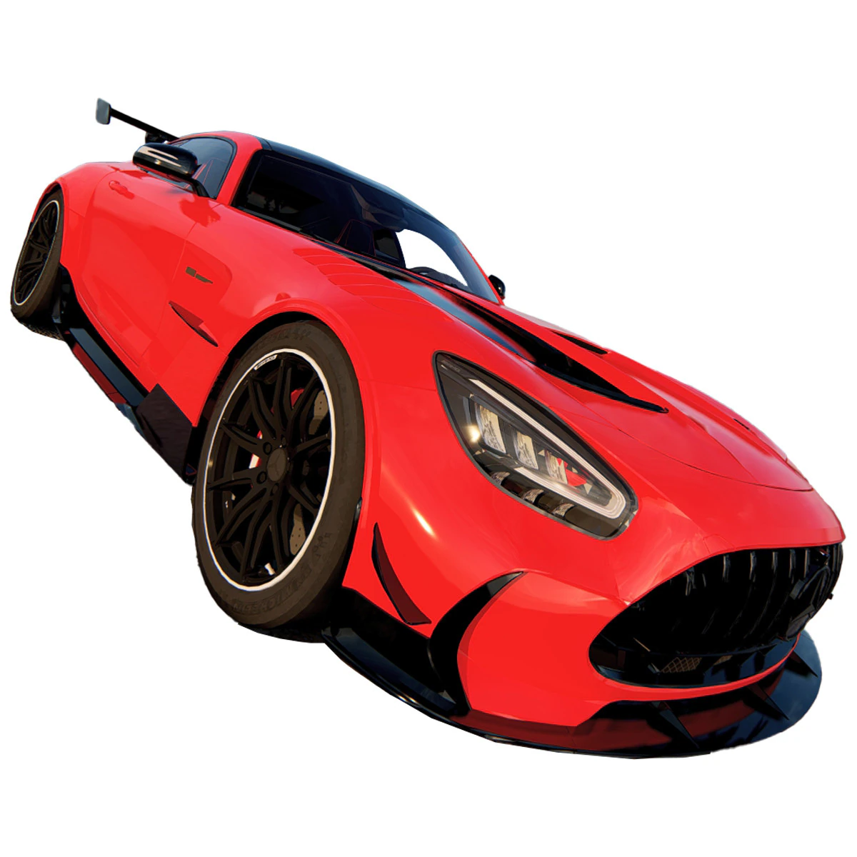 Mercedes AMG GT Black Series 2022 3D Model .c4d .max .obj .3ds .fbx .stl .blend 