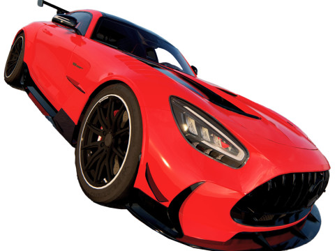 Mercedes AMG GT Black Series 2022 3D Model