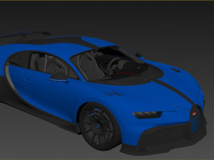 Bugatti Chiron Pur Sport 2022 Modèle 3D