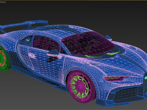 Bugatti Chiron Pur Sport 2022 Modèle 3D