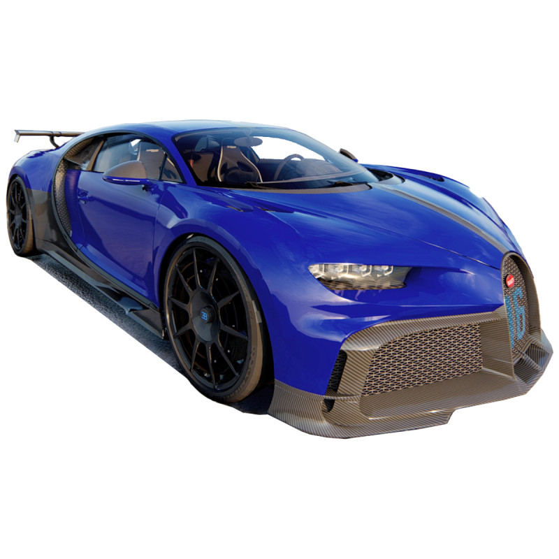 Bugatti Chiron Pur Sport 2022 Modèle 3D .c4d .max .obj .3ds .fbx .stl .blend