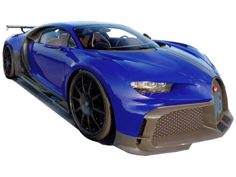 Bugatti Chiron Pur Sport 2022 3D Model