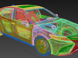 Toyota Camry XSE 2022 3D Model