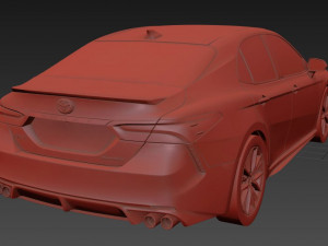 Toyota Camry XSE 2022 3D Model