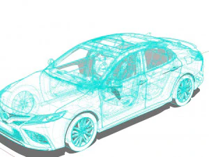 Toyota Camry XSE 2022 3D Model