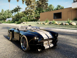 Sunbeam tiger 1966 3D Model