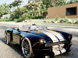 Sunbeam tiger 1966 3D Model