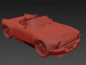 Sunbeam tiger 1966 3D Model