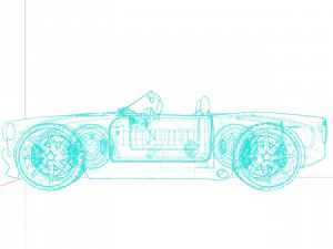 Sunbeam tiger 1966 3D Model