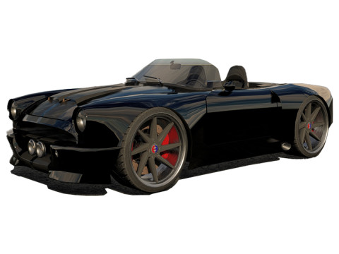Sunbeam tiger 1966 3D Model