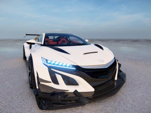 Honda NSX tuned 3D Model