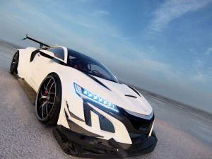 Honda NSX tuned 3D Model