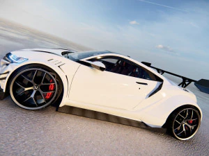 Honda NSX tuned 3D Model