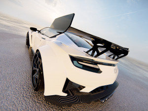 Honda NSX tuned Modelo 3D