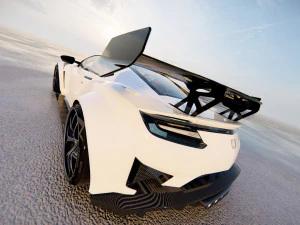 Honda NSX tuned 3D Model