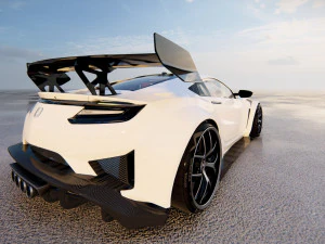 Honda NSX tuned 3D Model