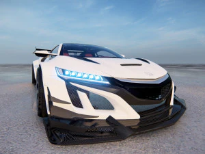 Honda NSX tuned 3D Model