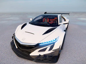 Honda NSX tuned 3D Model