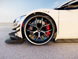 Honda NSX tuned 3D Model