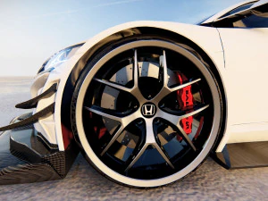 Honda NSX tuned 3D Model