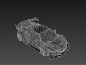Honda NSX tuned 3D Model