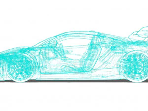 Honda NSX tuned 3D Model