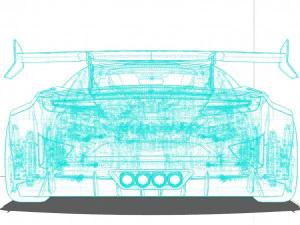 Honda NSX tuned 3D Model