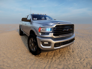 Ram 2500 HD Limited 2022 3D Model