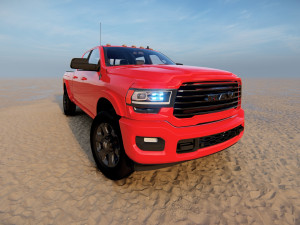 Ram 2500 HD Limited 2022 3D Model
