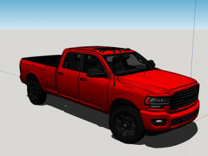 Ram 2500 HD Limited 2022 3D Model