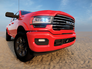 Ram 2500 HD Limited 2022 3D Model