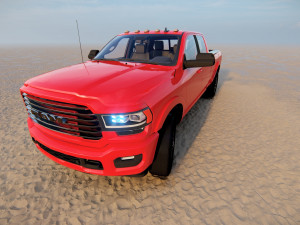 Ram 2500 HD Limited 2022 3D Model