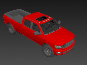 Ram 2500 HD Limited 2022 3D Model